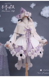 Bramble Rose Taro Dream Puffs JSK Full Set(Reservation/Full Payment Without Shipping)